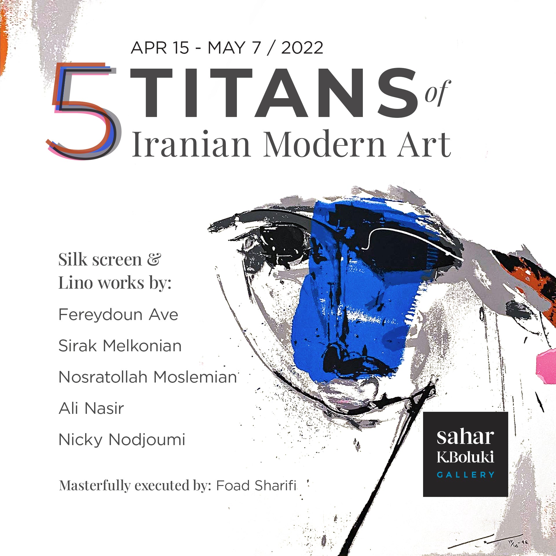 Fereydoun Ave, Sirak Melkonian, Nosratollah Moslemian, Ali Nasir, Nicky Nodjoumi