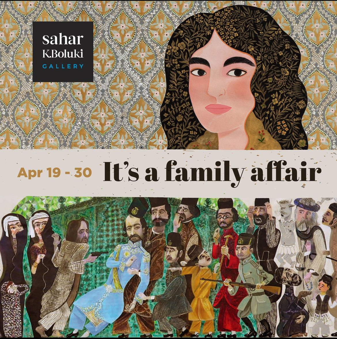 The Shafiey Family - Father Farshid, Mother Atie, and their daughter Baran