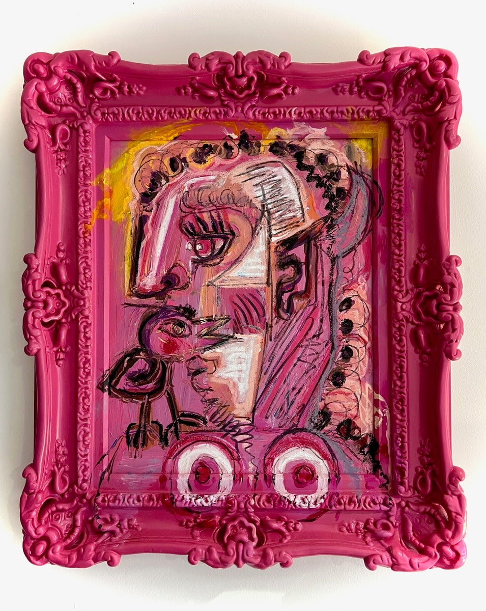 The Pink Punk - Recycled Portraits