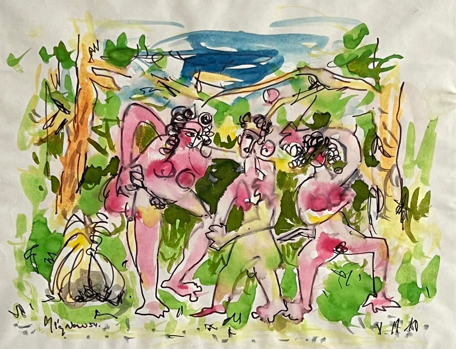 Lilith, Adam and Eve Garden of Eden