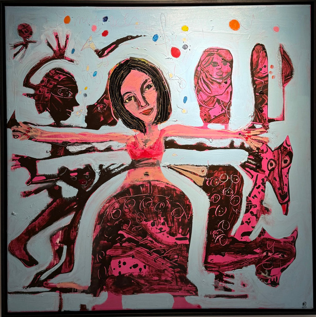 Carlos Barrios (Girl with cats, dogs, birds & people)